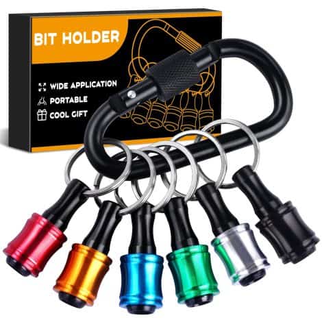 Keychain with a bit holder, ideal as a stocking stuffer – perfect gift for men, dad, or anyone who loves gadgets.