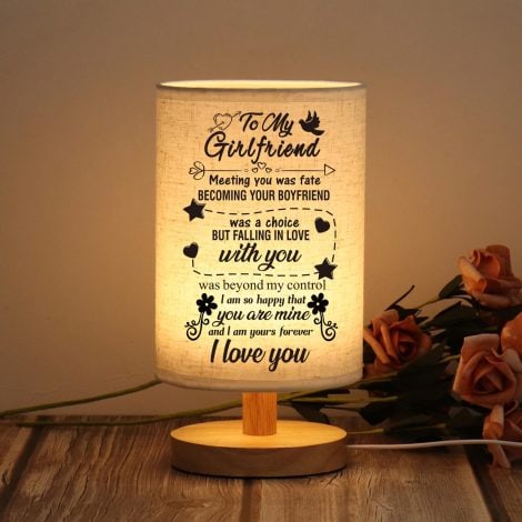 WSYEAR Girlfriend Table Lamp, a romantic gift for your girlfriend on her birthday, Christmas, or anniversary.