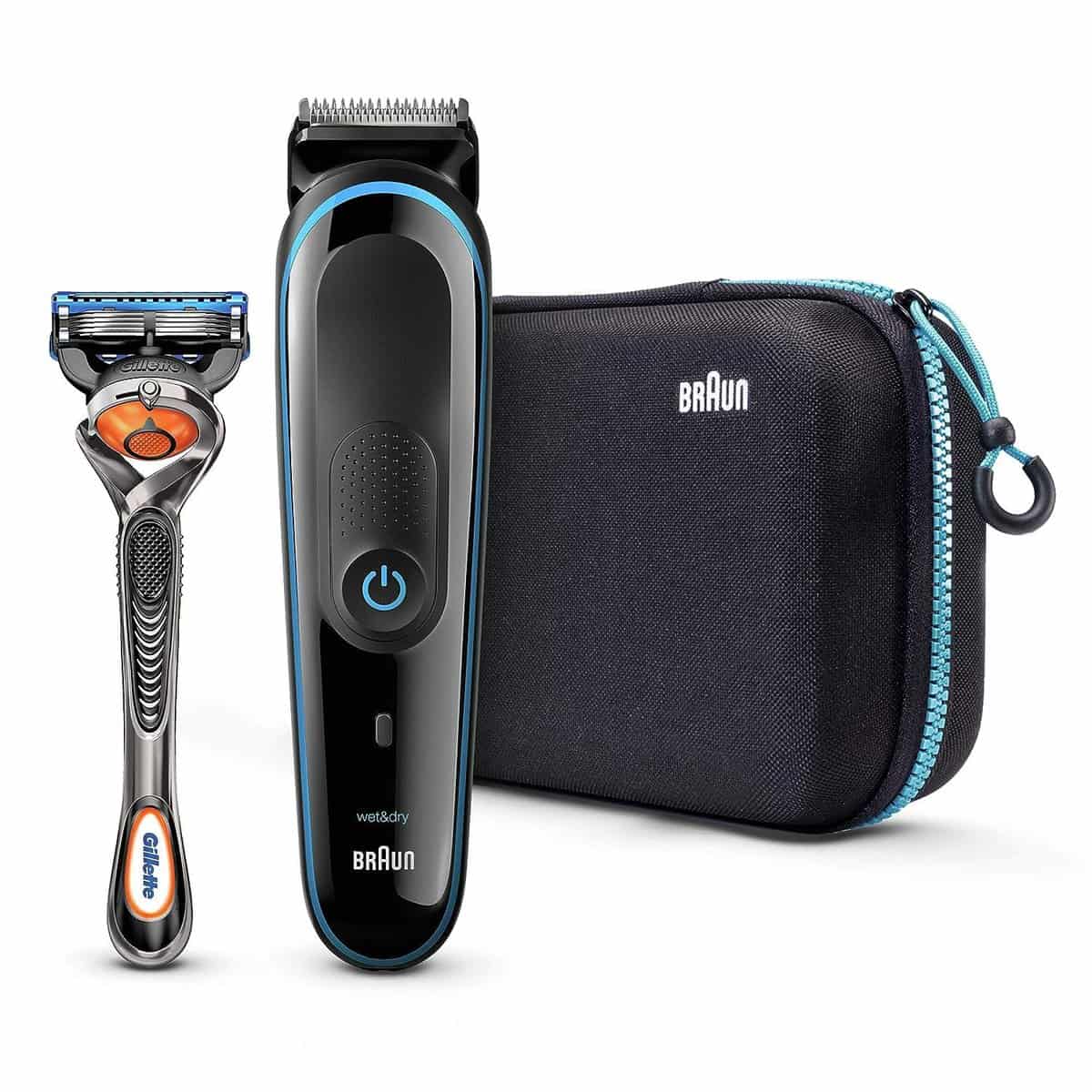 Braun Multi Grooming Kit – 9-In-1 Precision Trimmer For Beard And Hair Styling + Gillitte Proglide Razor, Mgk3980