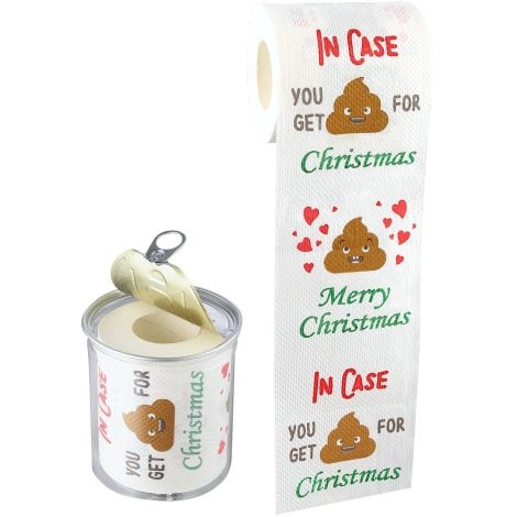 Hilarious Christmas Toilet Paper – 3-ply, perfect for gifting coworkers, dad, mom, and loved ones!