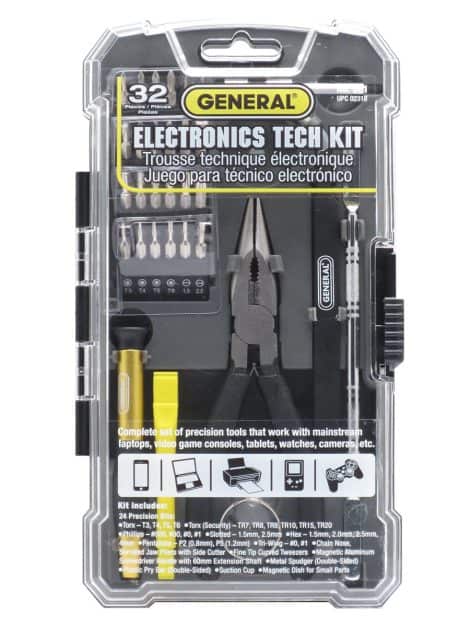 General Tools 661 Electronics Repair Kit: All you need to fix tech with 32 pieces.