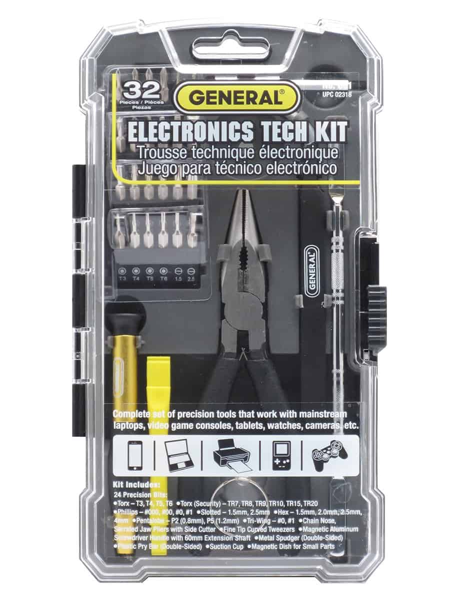 General Tools 661 Electronics Tech Repair Kit (32 Piece)