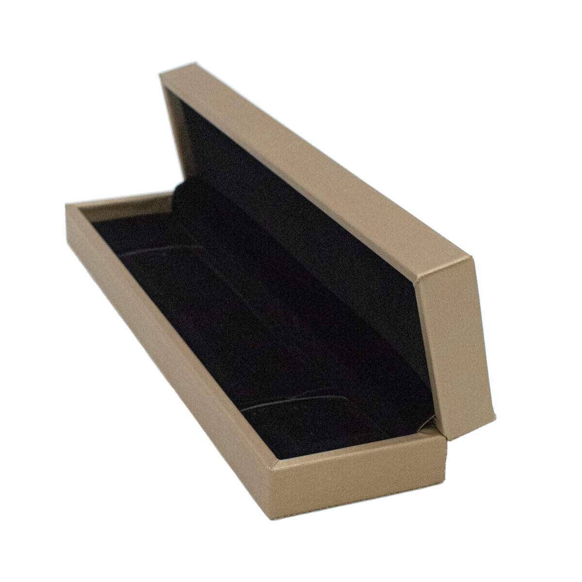 TRIXES Gold Jewellery Storage Boxes - Gift Box for Presents - Use for a Wedding, Christmas & Valentines – Display your Best Necklace, Ring, Watch, Bracelet, Earrings, Cufflinks – Velvet Lining