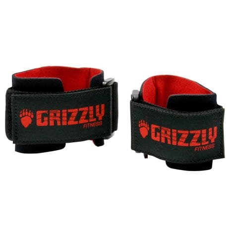 Black Grizzly Fitness Wraps for Men’s Weightlifting, Adjustable Fit.