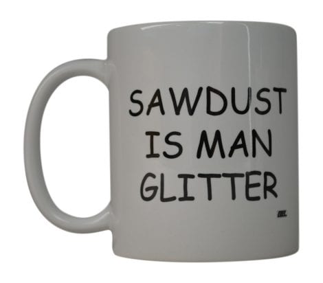 Hilarious Father’s Day Mug: Manly Glitter Coffee Cup, perfect gift for Dad, Husband, or Grandpa!