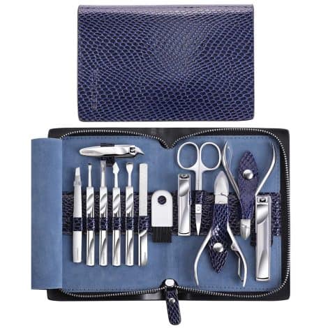 FAMILIFE Nail Kit: Complete 12-in-1 Manicure and Pedicure Set, Ideal Gift for Men and Women.