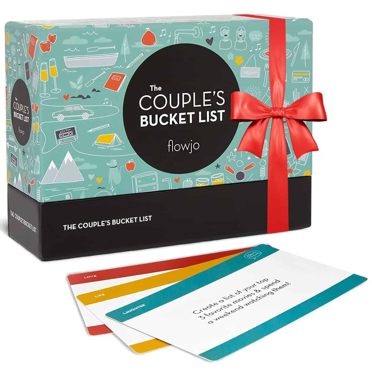 Couples Gifts for Couples, 100 Date Night Idea Cards for Her or Him, Cute Games for Couples, Funny Gifts for Wife, Husband, Girlfriend or Boyfriend, Newlywed Gifts. The Couple's Bucket List.