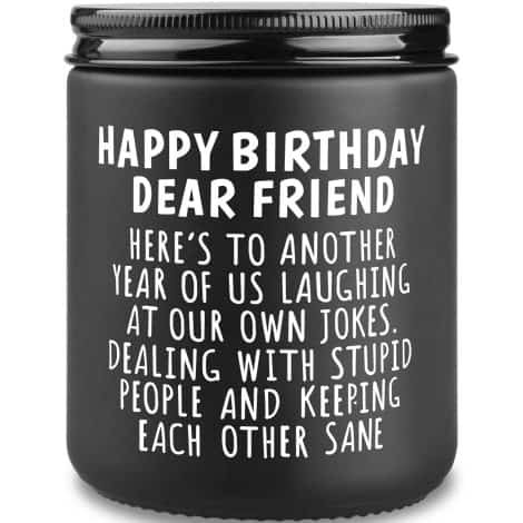 Top Picks Friend Presents: Hilarious Gender-Neutral Candles, Awesome Friend Christmas Gifts for Couples, Colleague, Partner, Male Birthday Surprise.