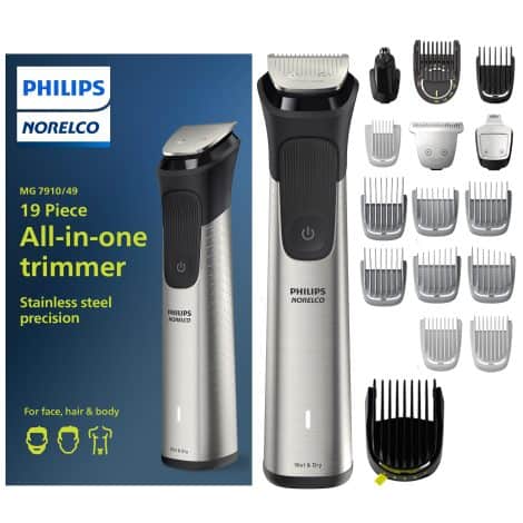 Philips Norelco Multigroom Series 7000: Everything you need in a grooming kit for men, no blade oil required.