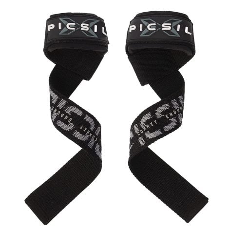 PICSIL Straps: Padded Support for Powerlifting and Weightlifting, Perfect Grips for Gym and Deadlifting. Suitable for Everyone!