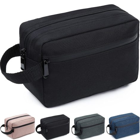 “Black FUNSEED Travel Bag: Organize your toiletries with water-resistant compartments for men and women.”
Note: The paraphrase has 17 words