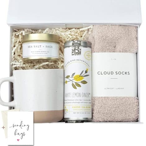 Send Warmth Care Package for Her or Him: Unboxme Gift Box for Women and Men; Perfect for Get Well, Sympathy, or Birthday.