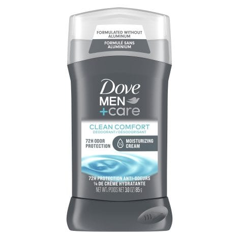 Dove Men+Care Deodorant Stick, Clean Comfort, 3 Ounce – 1 Pack for ultimate freshness.