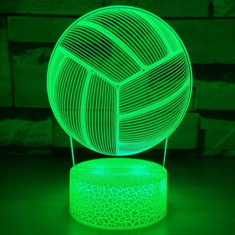 mazumi8 7 Colors 3D illusion Lamp: Auto Gradual Changing Night Light. Perfect Home Decoration. Great Christmas/Birthday Gift!