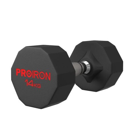 PROIRON Non-smelly Rubber Dumbbells, Weight Set for Home Gym, Ideal for Men and Women, Various Sizes available.