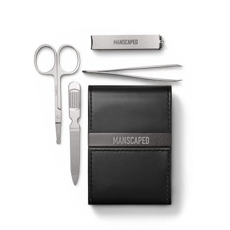 MANSCLIP 2.0: The ultimate men’s nail kit with clippers, scissors, tweezers, and file. Perfect for travel!