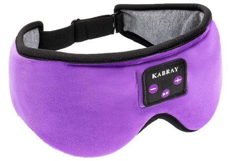 SoftSleep Bluetooth Sleep Mask with Thin Speakers – Perfect for Insomnia, Meditation, and Travel – For Women and Men