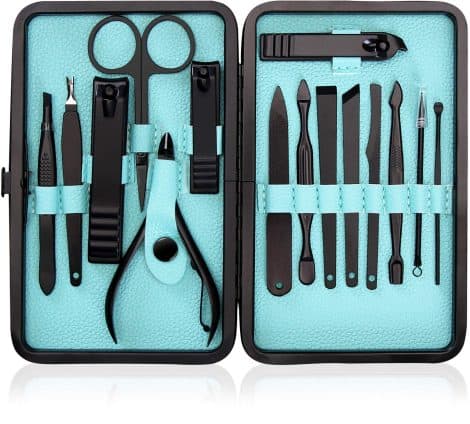 Utopia Care 16-in-1 Mani/Pedi Kit: Ultimate Nail Grooming Set for Men and Women on the go.