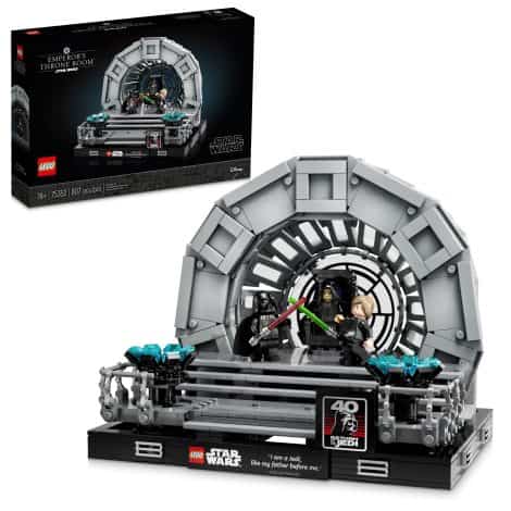 LEGO’s Star Wars Emperor’s Throne Room Diorama 75352 Set is a must-have collectible for fans, featuring Darth Vader. Perfect gift!