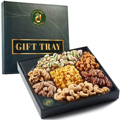 Holiday Nut Sampler Gift Box – Variety of Nuts – Perfect for Christmas and Thanksgiving treats.