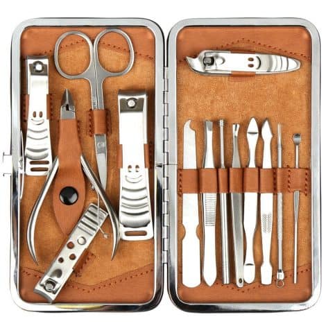 H&S Mani-Pedi Grooming Kit, perfect for travel, with nail clippers, cuticle remover & more.