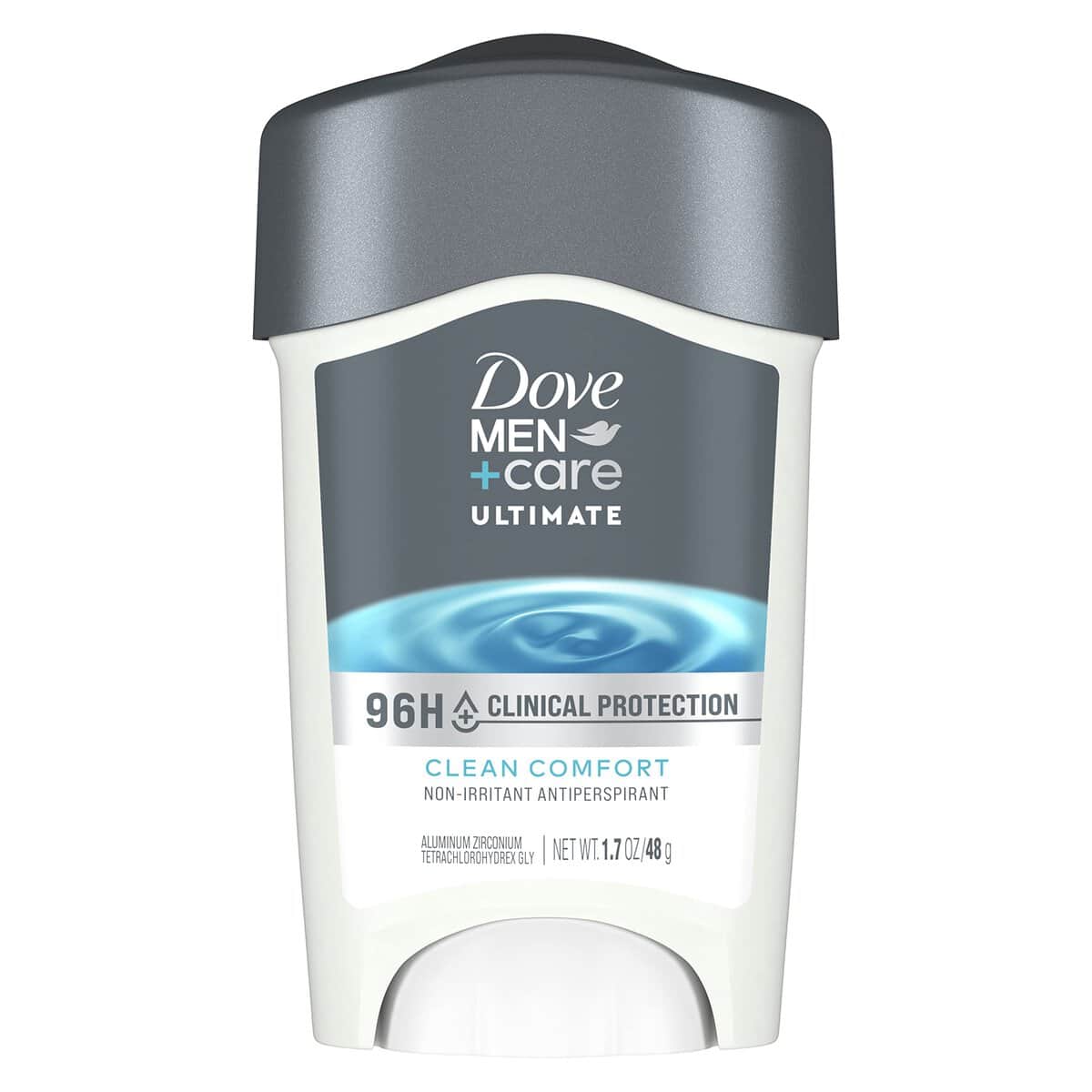 Dove Men+Care Clinical Protection Antiperspirant 72-Hour Sweat And Odor Protection Clean Comfort Antiperspirant For Men Formulated With Triple Action Moisturizer 1.7 oz