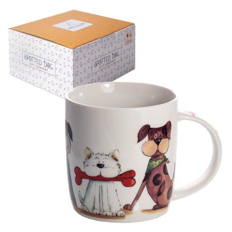 Cute Dog Mug – Perfect Gift for Everyone – Holds 12 oz – High-Quality Ceramic Cup!