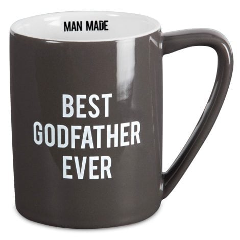 Pavilion Gift Company Awesome Godfather Ceramic Mug, 18 oz, with Colorful Design.