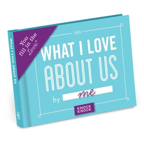 Knock Knock’s Love Journal: Capture the best moments together in this small Fill-In-The-Blank Gift Book.