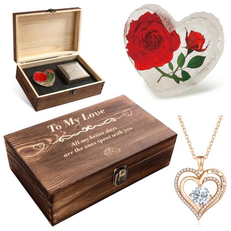 Handcrafted Eternal Bloom Rose Gifts – Perfect Anniversary, Birthday, and Valentine’s Day Presents for Her!