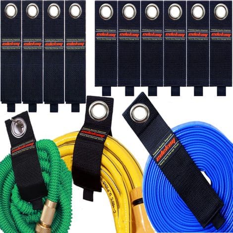 10Pack of Heavy Duty Extension Cord Storage Straps – Perfect RV Garage Wall Organizer and Stocking Stuffer for Men.