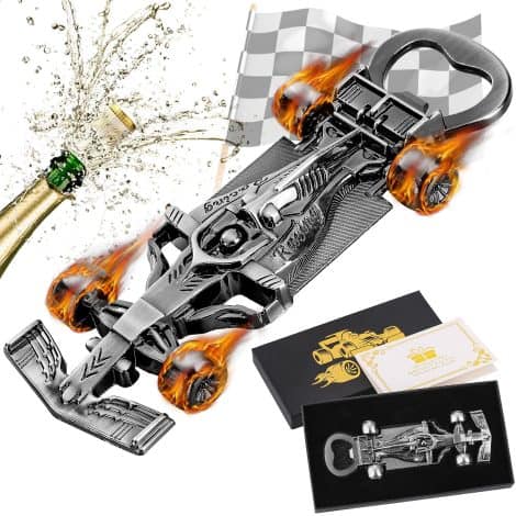 LKKCHER Racing Car Bottle Opener – Perfect Racing-Themed Gift for Men, Women, and Car Enthusiasts!