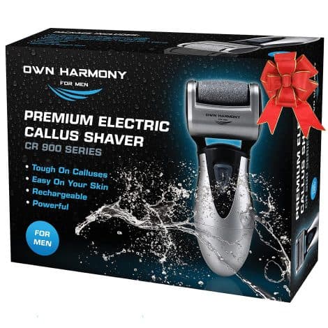 Own Harmony’s Electric Callus Remover: Top Pedicure Tool for Men, 3 Powerful Rollers, USB Cable – Perfect for Rough, Dry Skin.