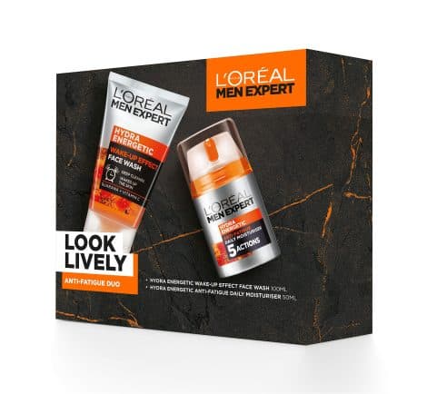 L’OREAL PARIS Men Expert Gift Set: Revive and Energize Skin Duo with Face Wash and Moisturizer, 0.277 kg.