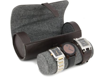 Elegant Bay Executive Jewelry Box – Perfect Gift for Men’s Watches and Bracelets (Buff)