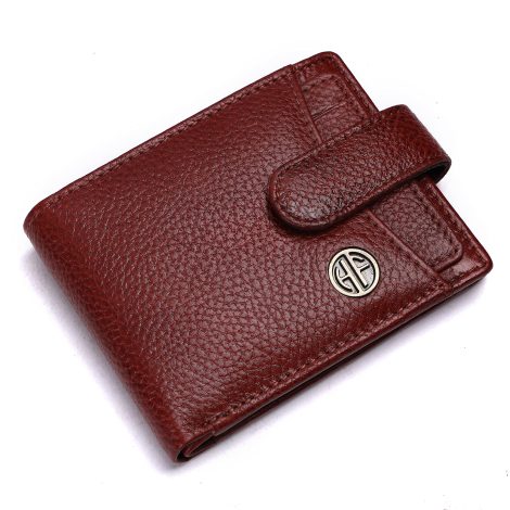 Modern Brown Genuine Leather Men’s Wallet by Hammonds Flycatcher, with RFID Protection. Perfect for gifting on special occasions like Valentine’s Day, Father’s Day, and birthdays.